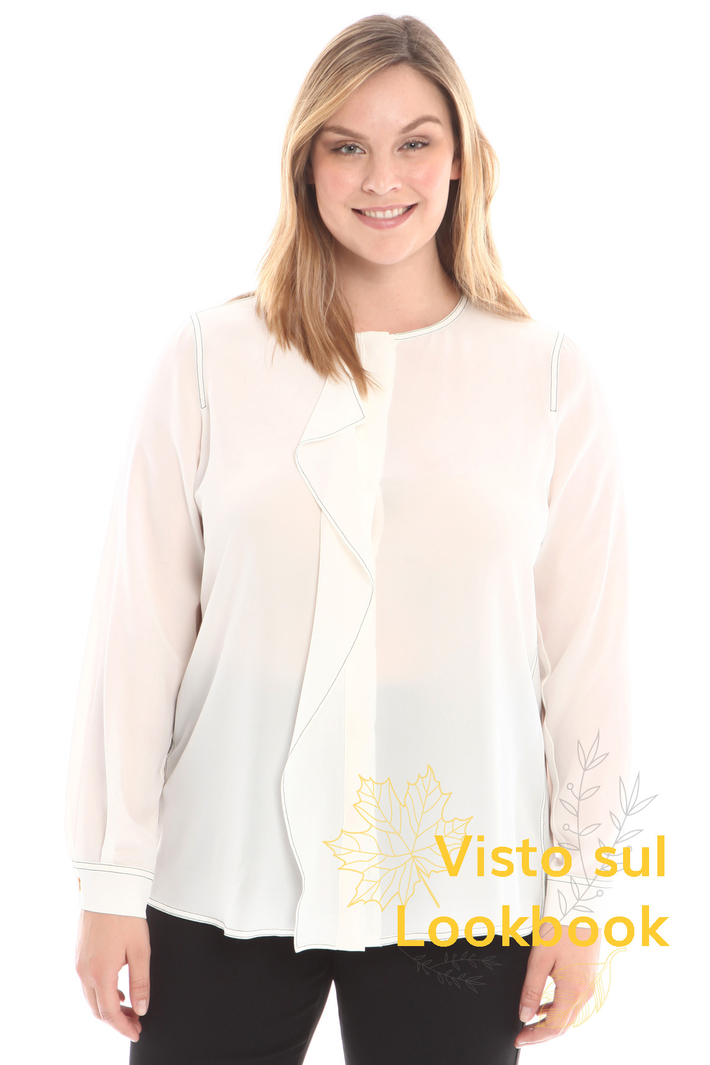 Camicia in seta con ruches Fashion Market Camicia in seta con ruches Fashion Market