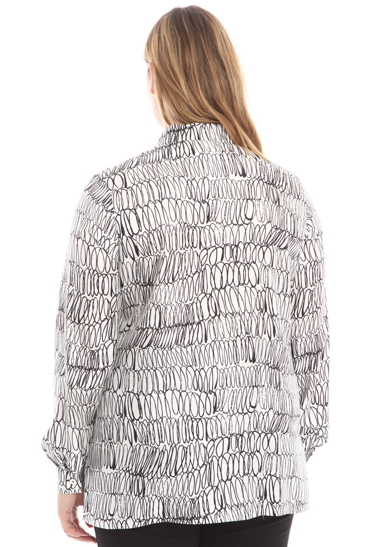 Camicia in twill stampato Fashion Market Camicia in twill stampato Fashion Market