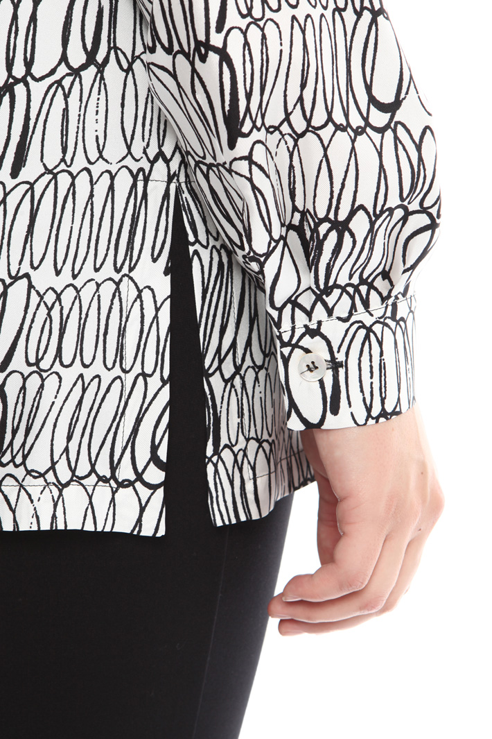 Camicia in twill stampato Fashion Market Camicia in twill stampato Fashion Market