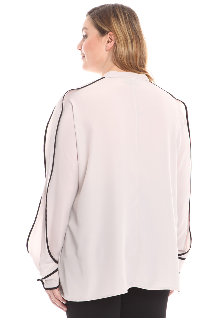Camicia con profili contrasto Fashion Market Camicia con profili contrasto Fashion Market