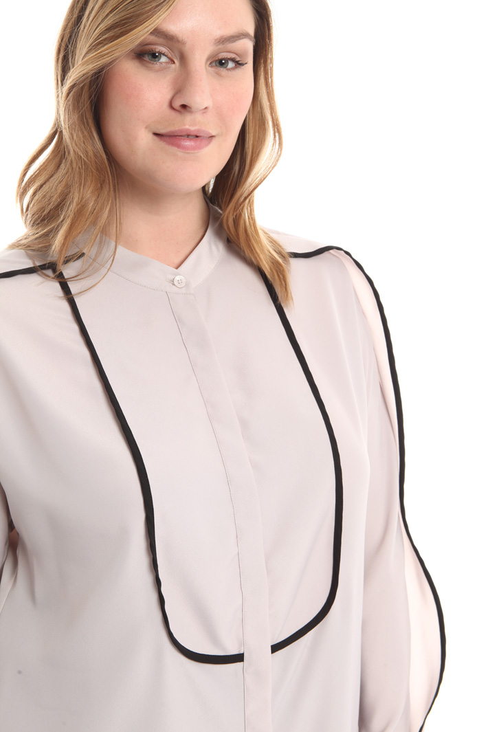 Camicia con profili contrasto Fashion Market Camicia con profili contrasto Fashion Market