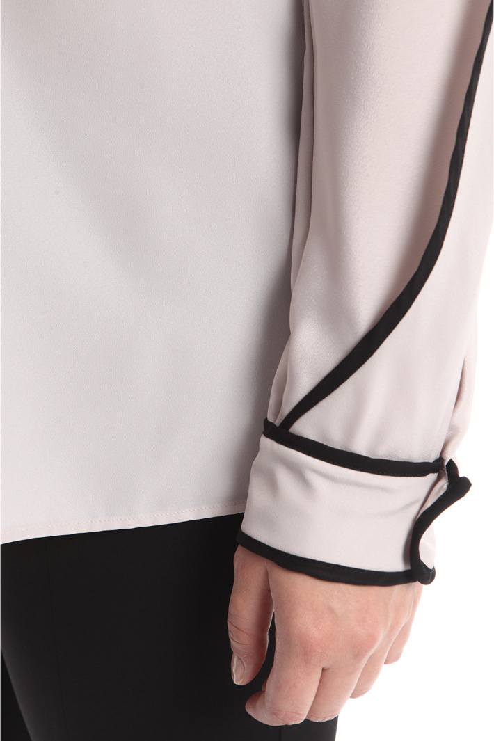 Camicia con profili contrasto Fashion Market Camicia con profili contrasto Fashion Market