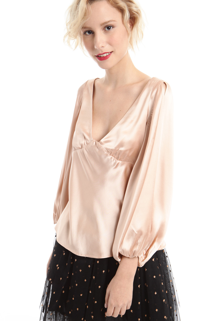 Top in raso di viscosa Fashion Market Top in raso di viscosa Fashion Market