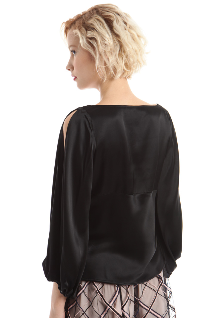 Top in raso di viscosa Fashion Market Top in raso di viscosa Fashion Market