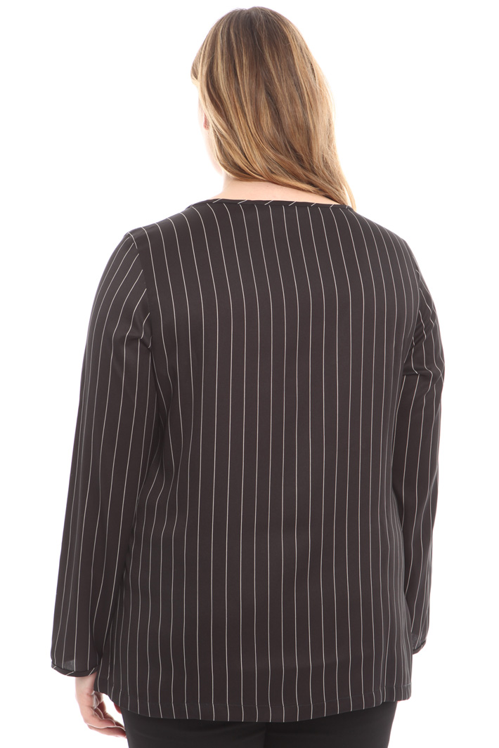 Casacca ampia in twill rigato Fashion Market Casacca ampia in twill rigato Fashion Market