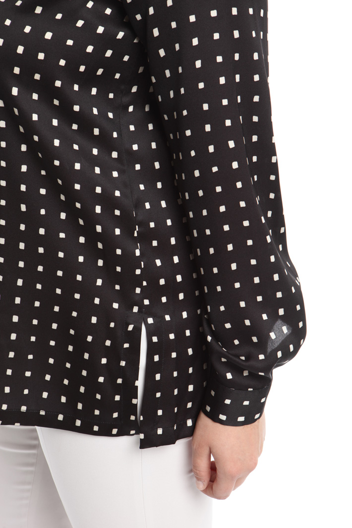 Camicia in twill stampato Fashion Market Camicia in twill stampato Fashion Market