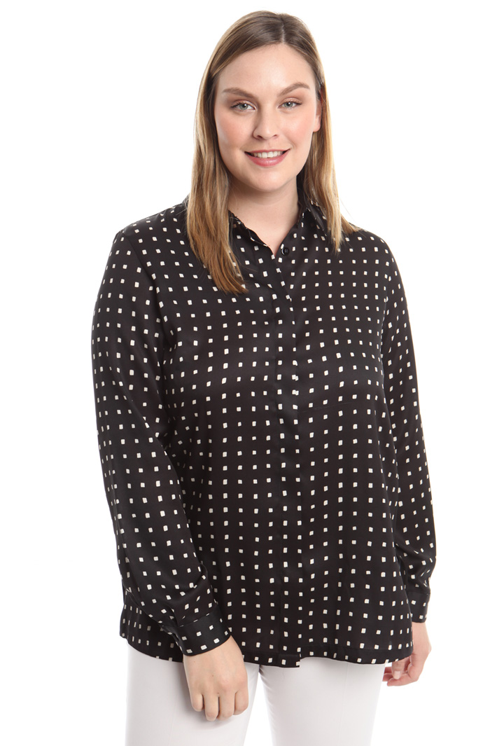 Camicia in twill stampato Fashion Market Camicia in twill stampato Fashion Market