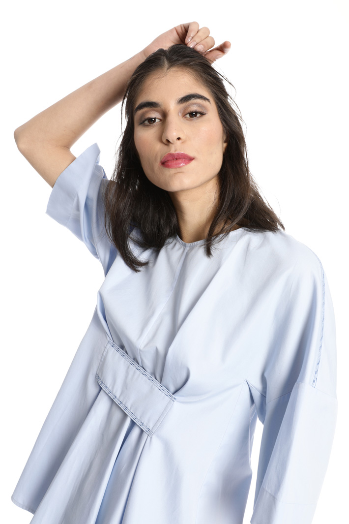 Blusa svasata con pieghe Fashion Market Blusa svasata con pieghe Fashion Market