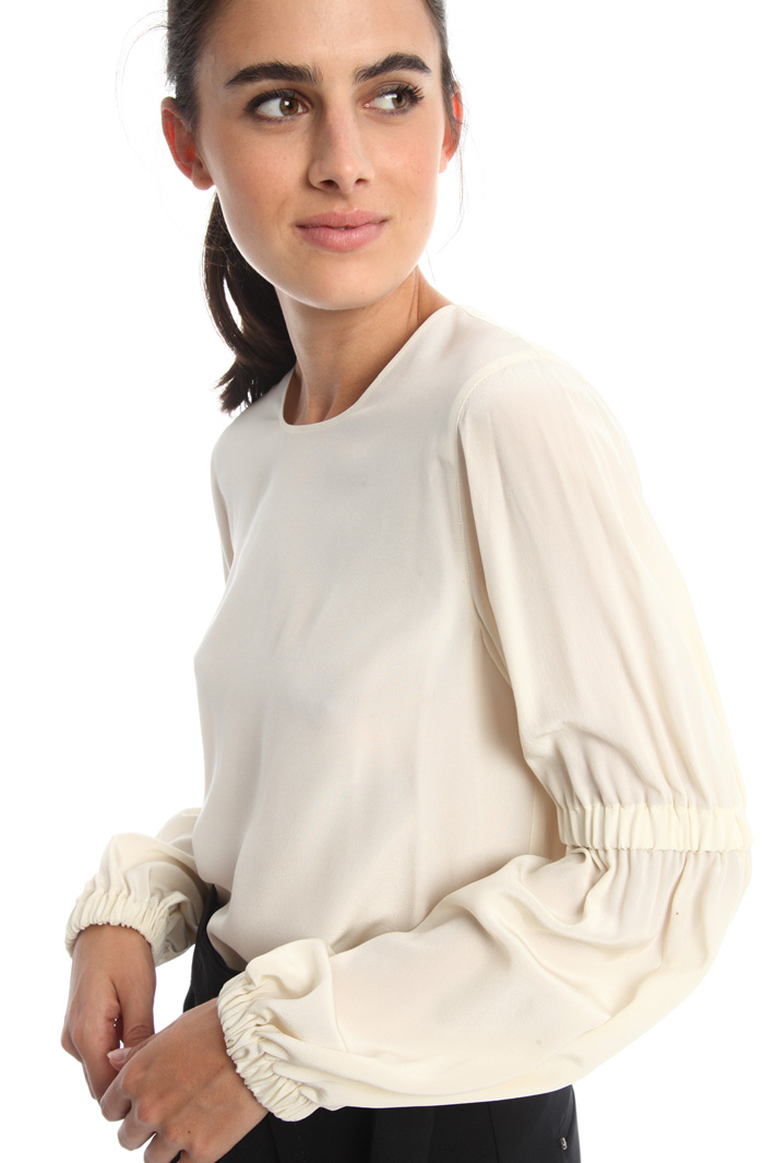 Blusa in crepe de chine Fashion Market Blusa in crepe de chine Fashion Market