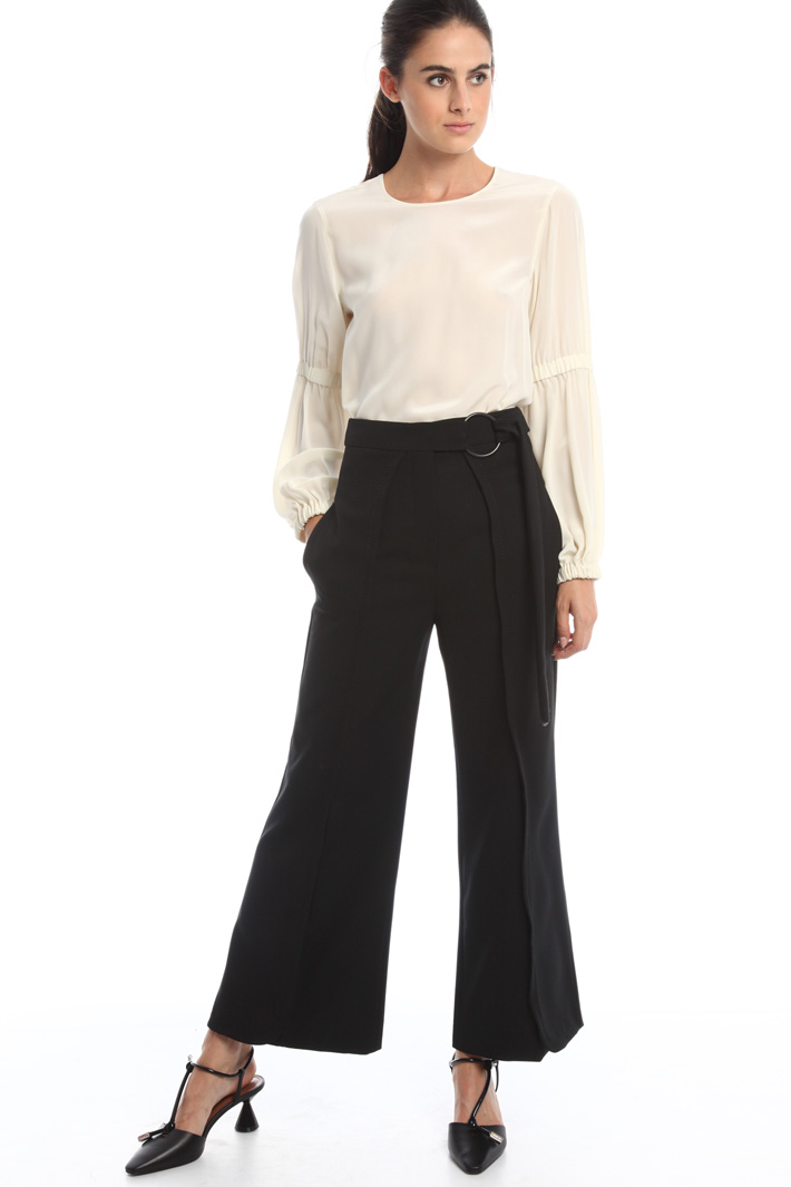 Blusa in crepe de chine Fashion Market Blusa in crepe de chine Fashion Market