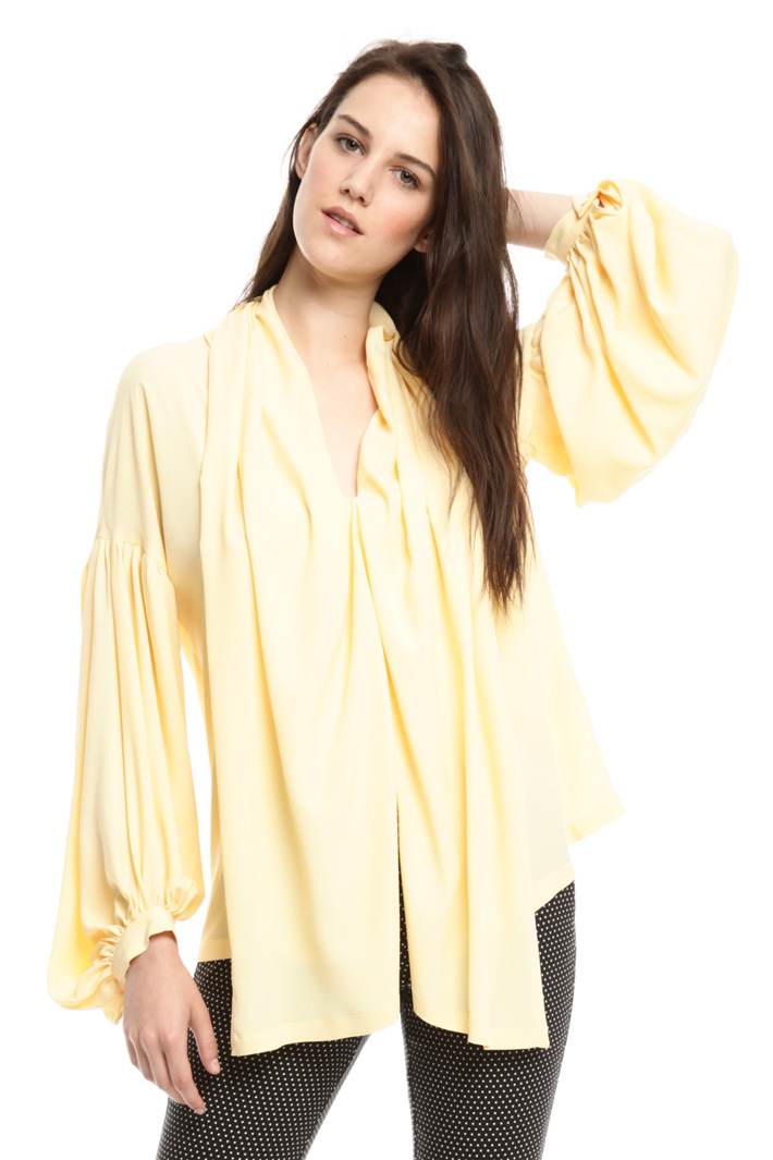 Blusa over in crepe di seta Fashion Market Blusa over in crepe di seta Fashion Market