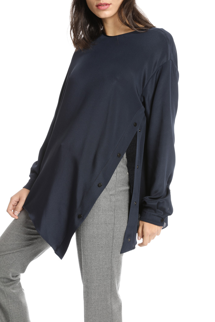 Blusa asimmetrica in seta Fashion Market Blusa asimmetrica in seta Fashion Market