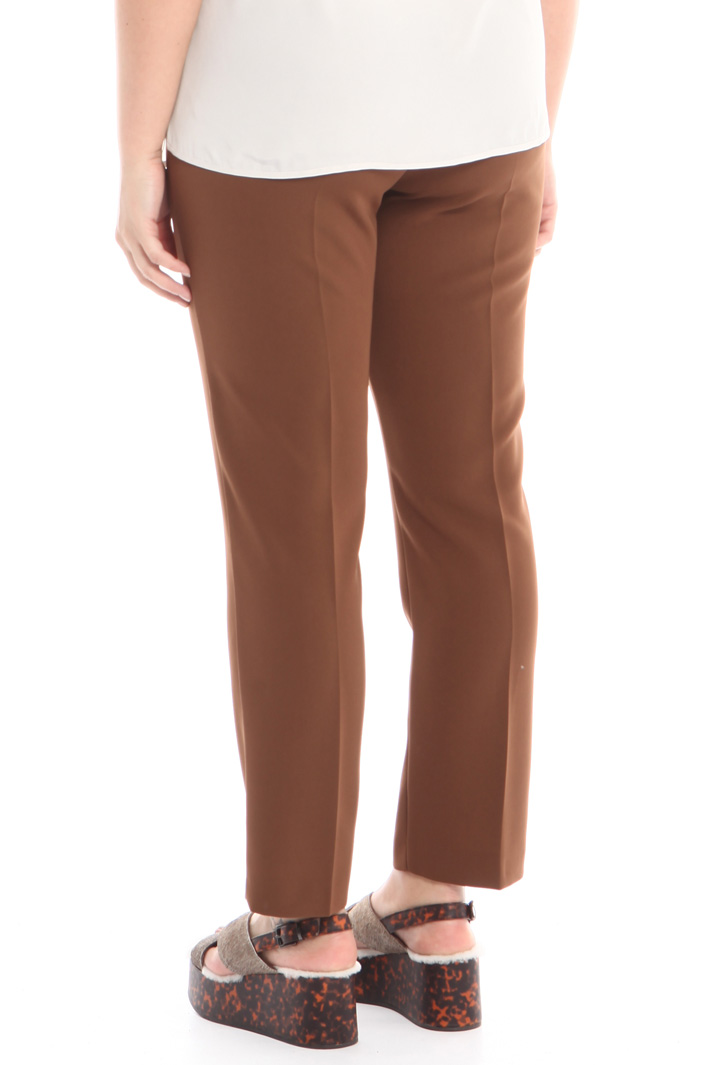 Pantalone dritto in cady Fashion Market Pantalone dritto in cady Fashion Market