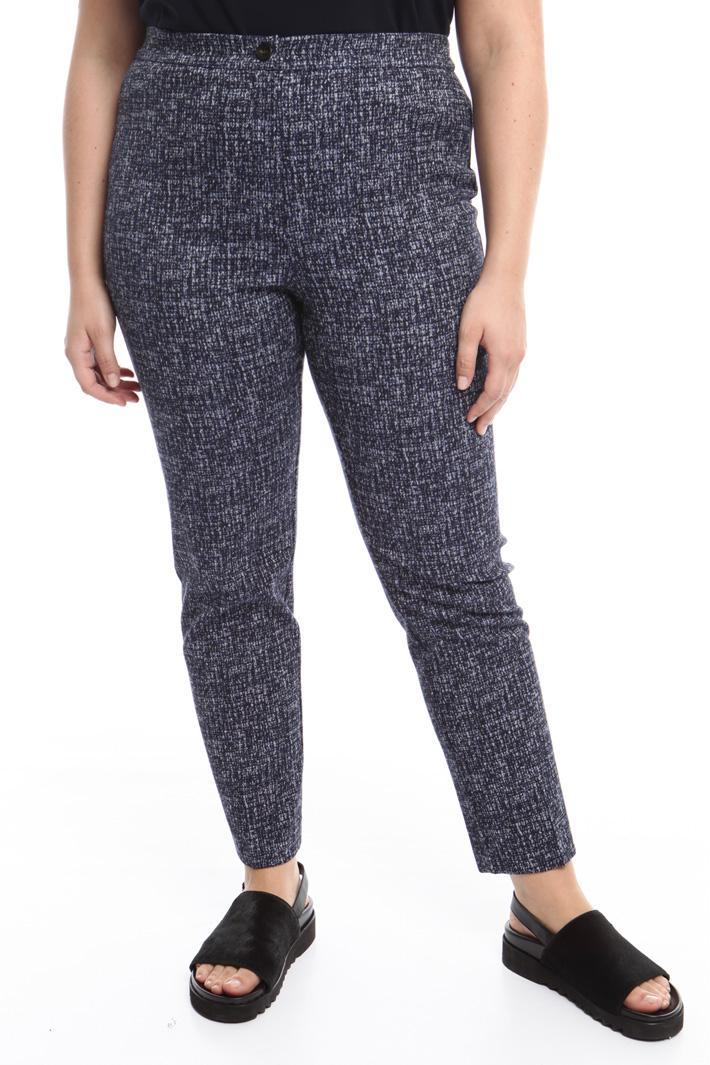 Pantalone jacquard stretch Fashion Market Pantalone jacquard stretch Fashion Market
