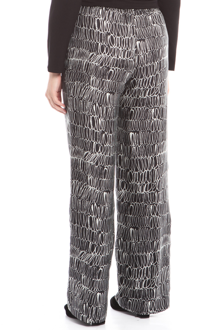 Pantalone in twill di seta Fashion Market Pantalone in twill di seta Fashion Market