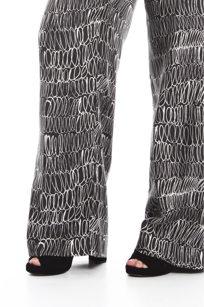 Pantalone in twill di seta Fashion Market Pantalone in twill di seta Fashion Market