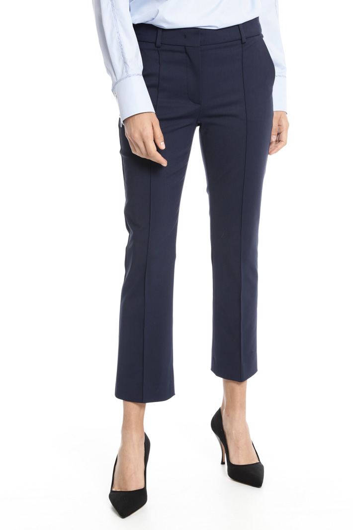 Pantalone in tela di cotone Fashion Market Pantalone in tela di cotone Fashion Market