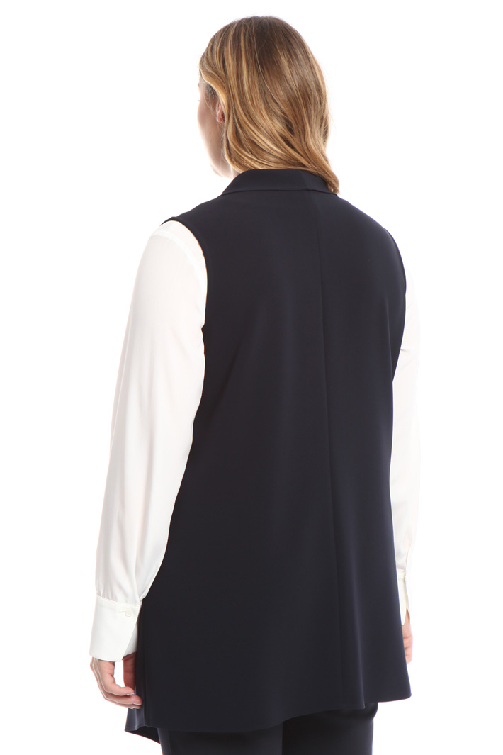Gilet lungo in triacetato Fashion Market Gilet lungo in triacetato Fashion Market