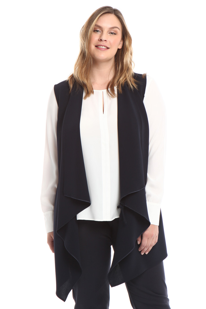 Gilet lungo in triacetato Fashion Market Gilet lungo in triacetato Fashion Market
