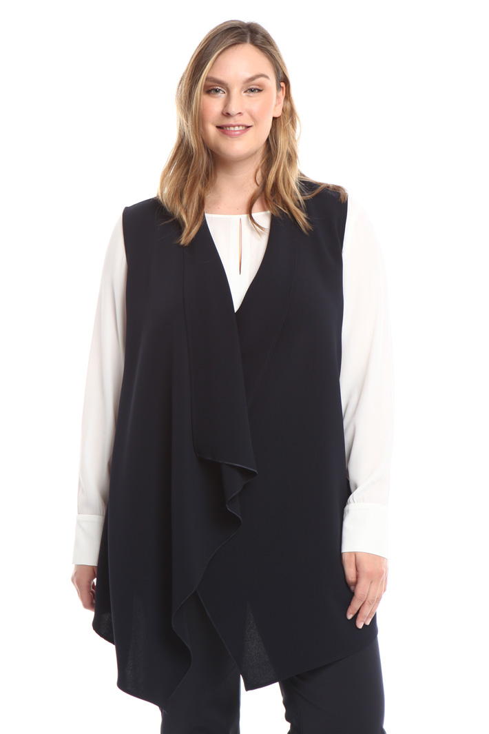 Gilet lungo in triacetato Fashion Market Gilet lungo in triacetato Fashion Market