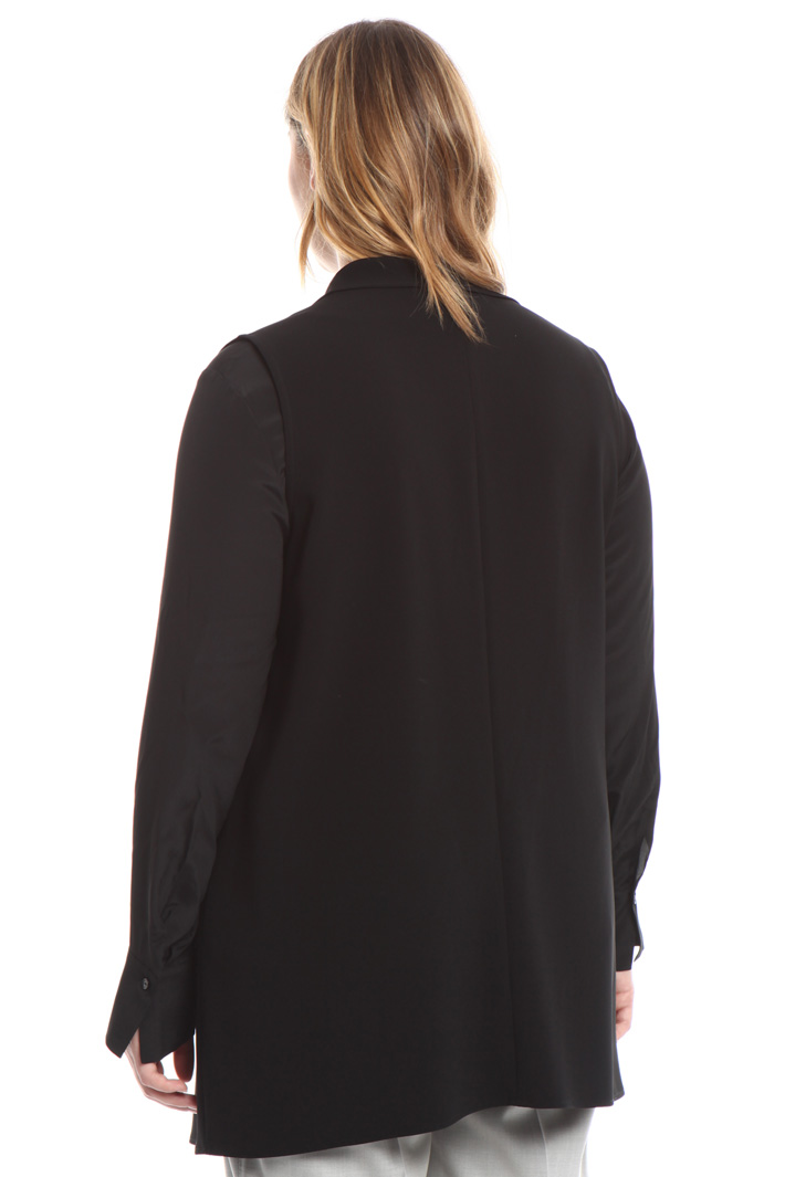 Gilet lungo in triacetato Fashion Market Gilet lungo in triacetato Fashion Market