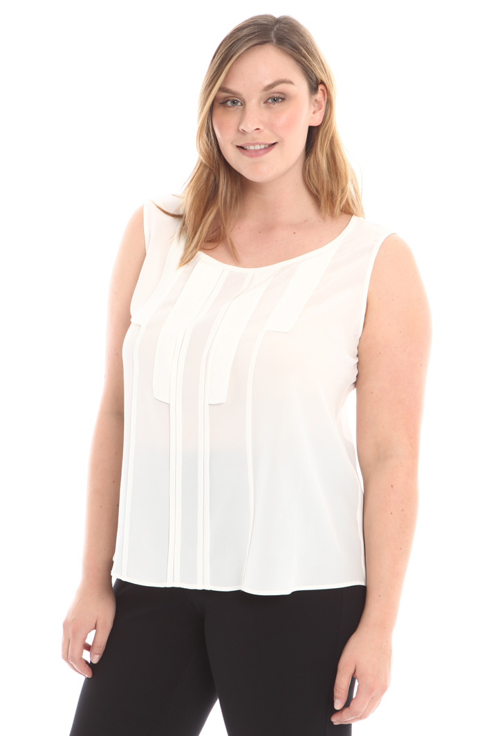 Top in seta con pieghe Fashion Market Top in seta con pieghe Fashion Market
