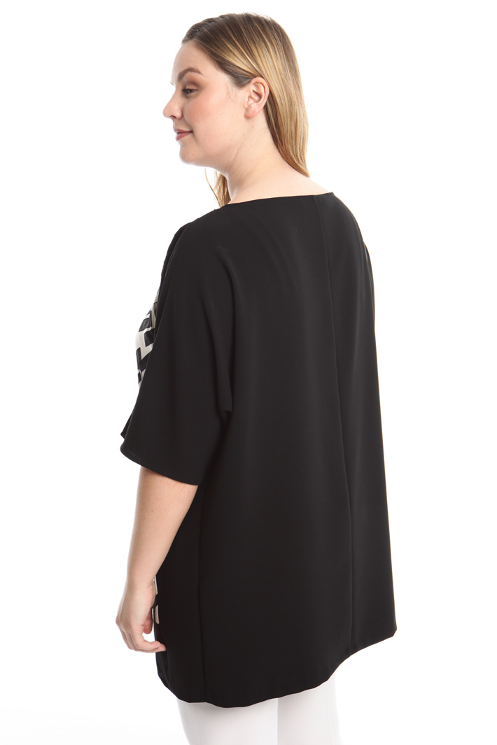 Casacca in satin devoré Fashion Market Casacca in satin devoré Fashion Market
