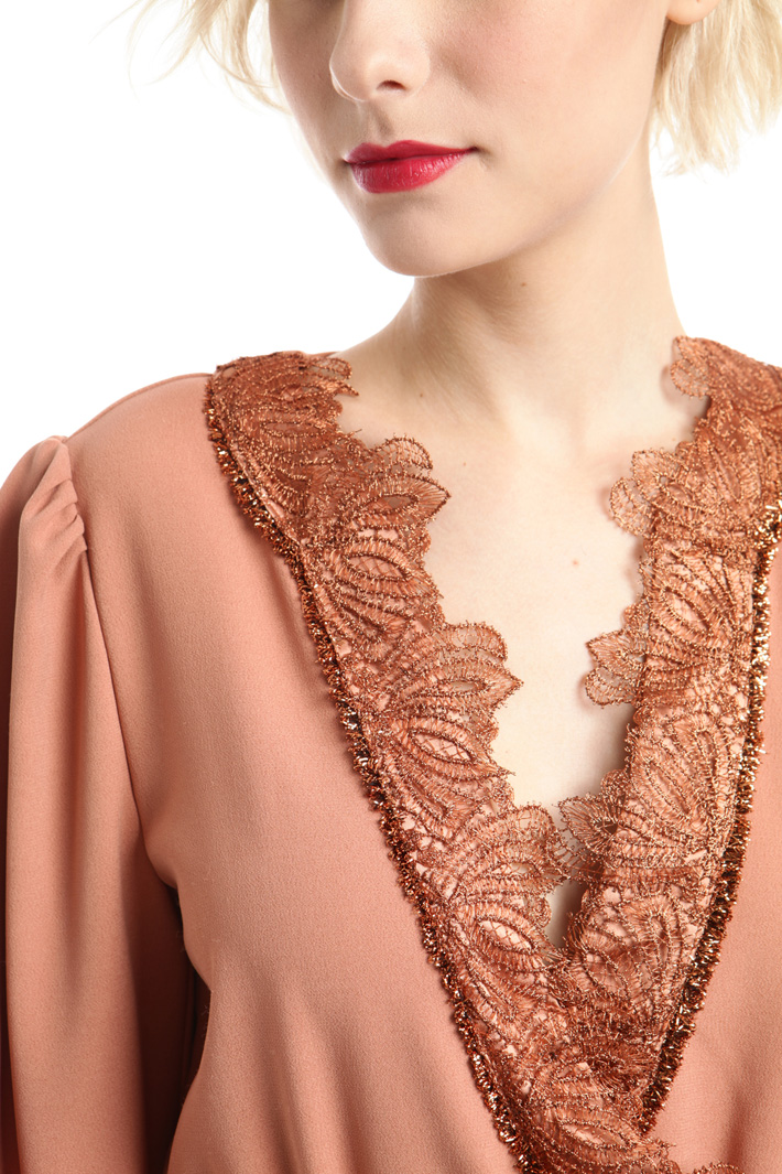 Abito con pizzo lurex Fashion Market Abito con pizzo lurex Fashion Market