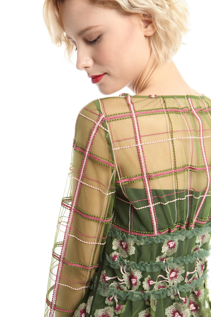 Abito in tulle ricamato Fashion Market Abito in tulle ricamato Fashion Market