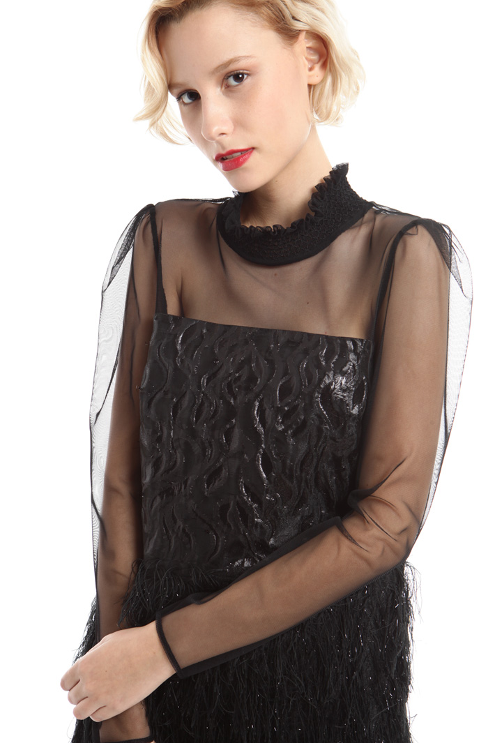 Abito in organza jacquard Fashion Market Abito in organza jacquard Fashion Market