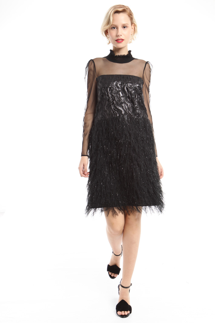 Abito in organza jacquard Fashion Market Abito in organza jacquard Fashion Market