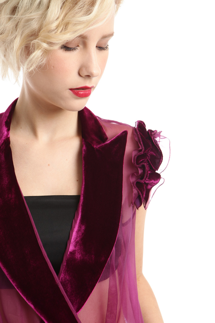 Tuta in crepe e organza Fashion Market Tuta in crepe e organza Fashion Market