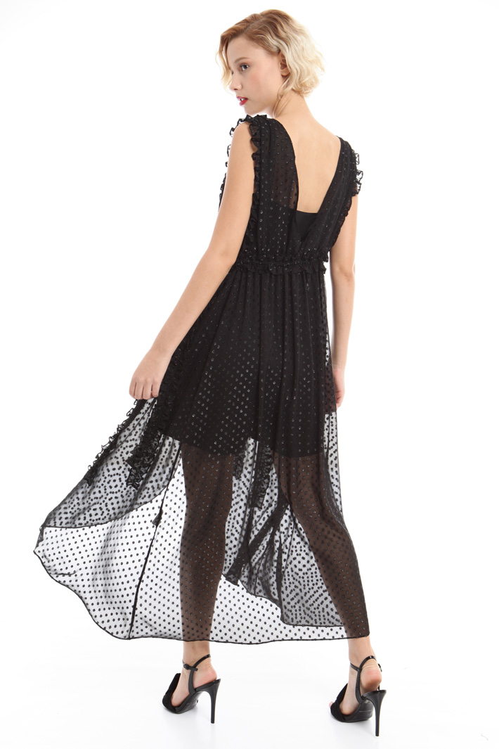 Abito in organza con tuta Fashion Market Abito in organza con tuta Fashion Market