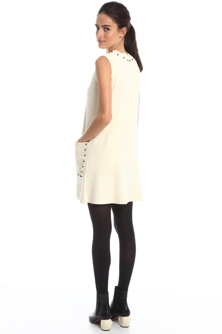 Abito in maglia con boules Fashion Market Abito in maglia con boules Fashion Market
