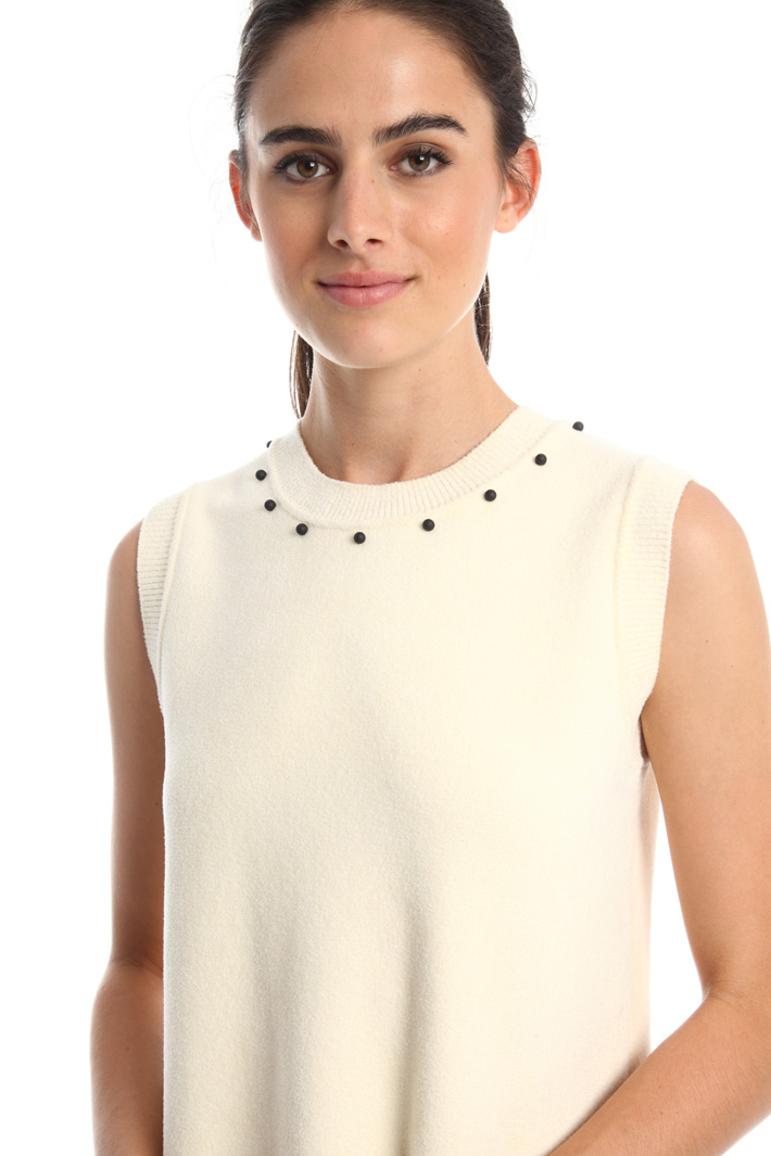 Abito in maglia con boules Fashion Market Abito in maglia con boules Fashion Market