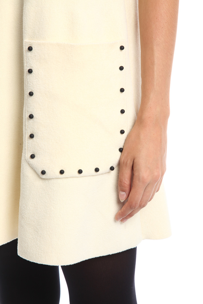 Abito in maglia con boules Fashion Market Abito in maglia con boules Fashion Market