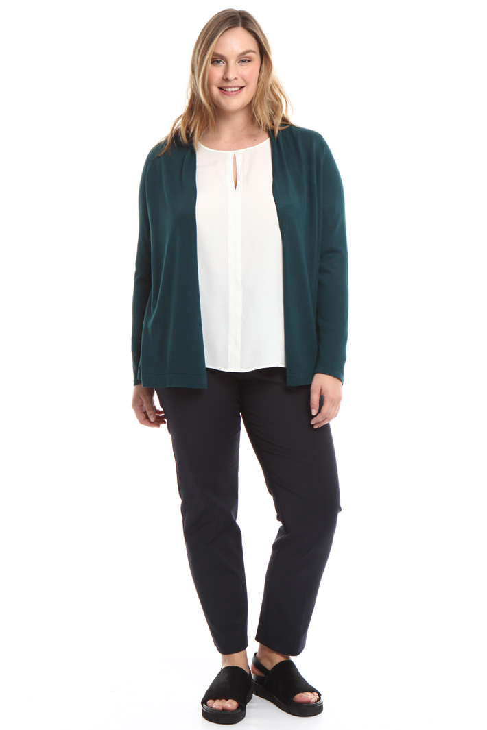 Cardigan in maglia e crepe Fashion Market Cardigan in maglia e crepe Fashion Market