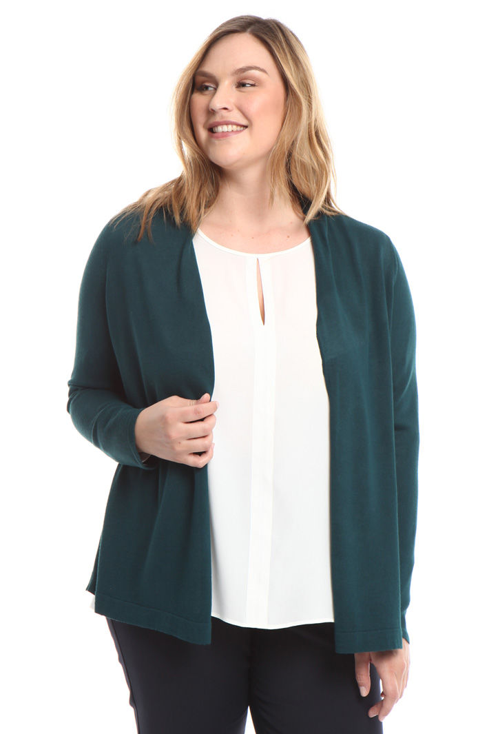Cardigan in maglia e crepe Fashion Market Cardigan in maglia e crepe Fashion Market
