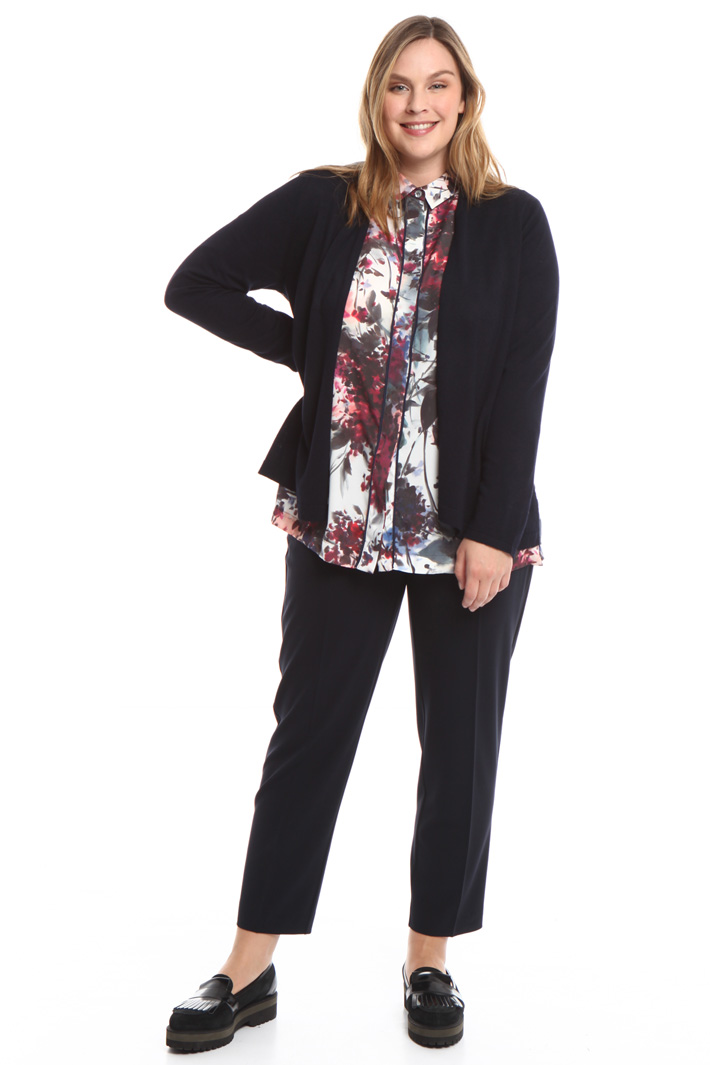Cardigan in maglia e crepe Fashion Market Cardigan in maglia e crepe Fashion Market