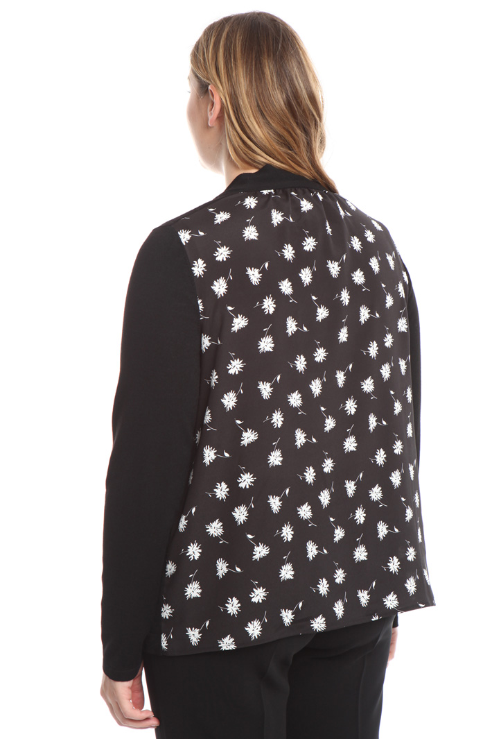 Cardigan in maglia e crepe Fashion Market Cardigan in maglia e crepe Fashion Market