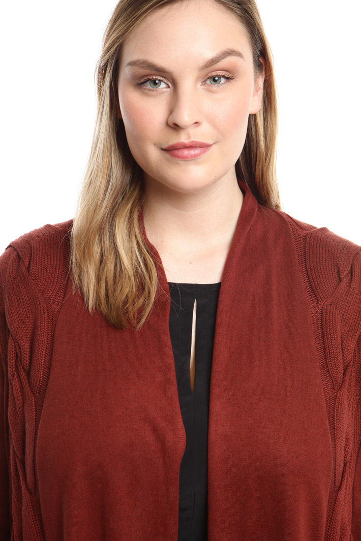 Cardigan con motivo a treccia Fashion Market Cardigan con motivo a treccia Fashion Market