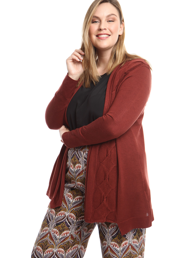 Cardigan con motivo a treccia Fashion Market Cardigan con motivo a treccia Fashion Market