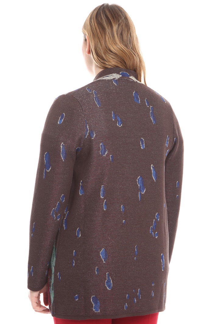 Cardigan fantasia in jacquard Fashion Market Cardigan fantasia in jacquard Fashion Market