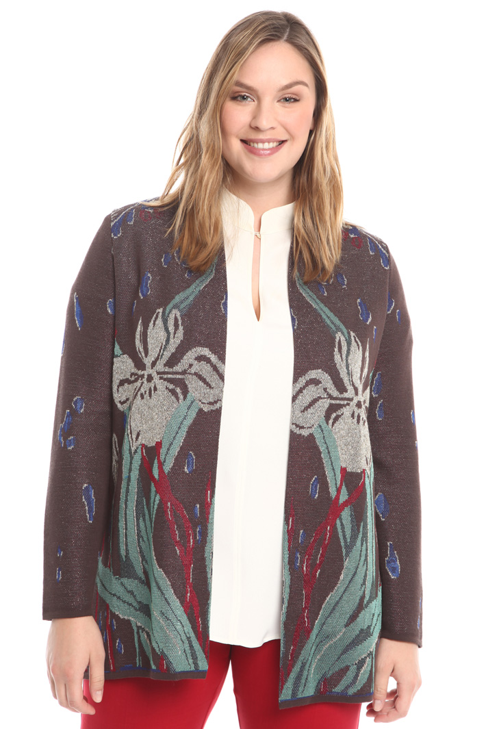 Cardigan fantasia in jacquard Fashion Market Cardigan fantasia in jacquard Fashion Market