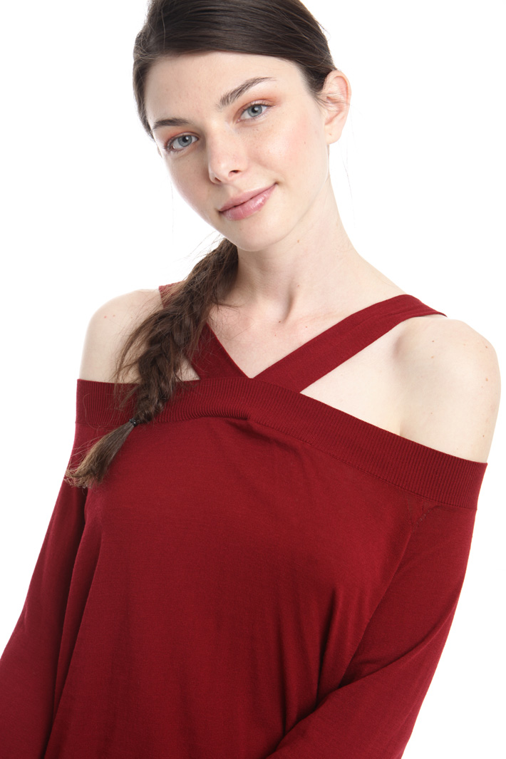 Maglia a spalle scoperte Fashion Market Maglia a spalle scoperte Fashion Market