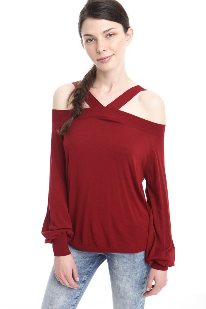 Maglia a spalle scoperte Fashion Market Maglia a spalle scoperte Fashion Market
