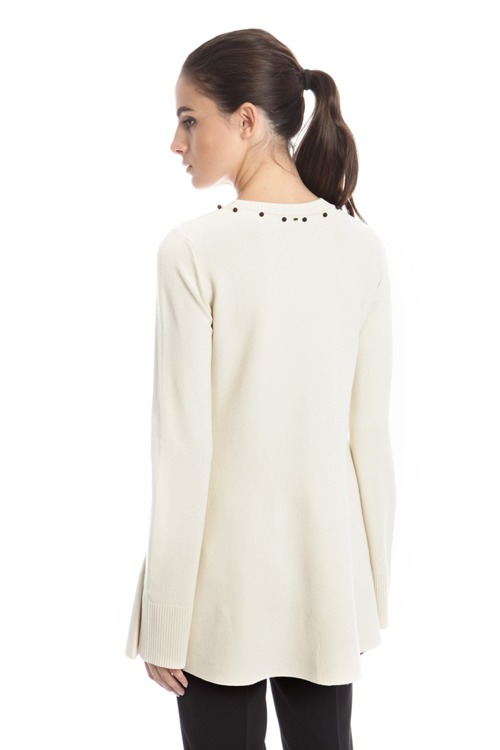 Maglia lunga con boules Fashion Market Maglia lunga con boules Fashion Market