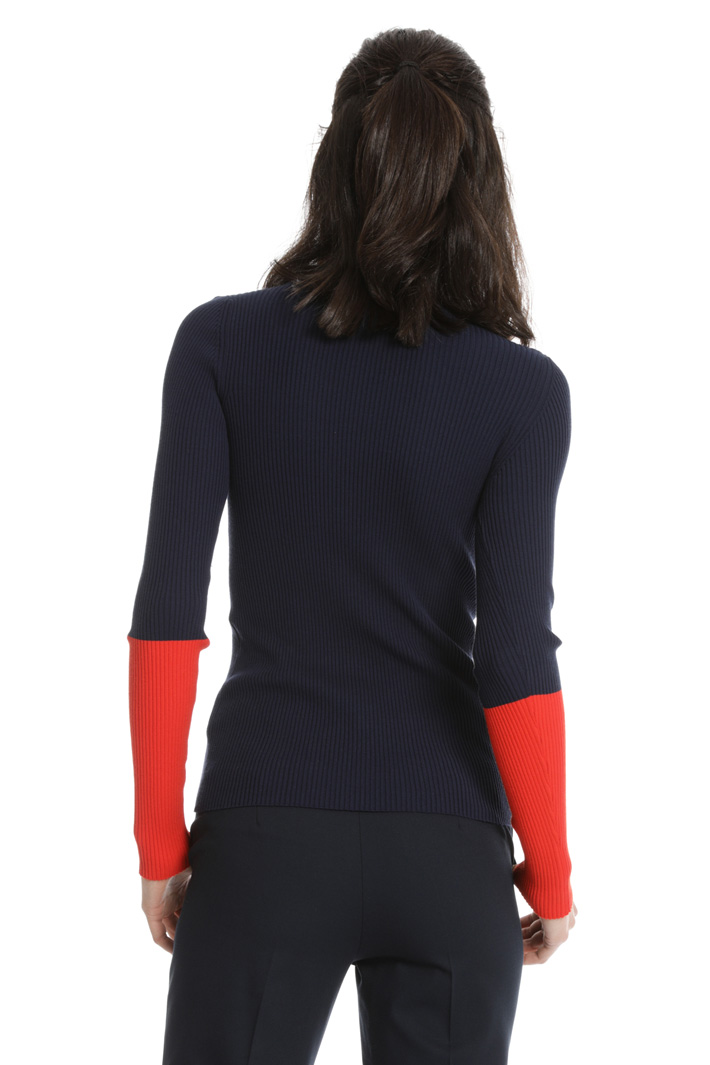 Maglia girocollo a costine Fashion Market Maglia girocollo a costine Fashion Market