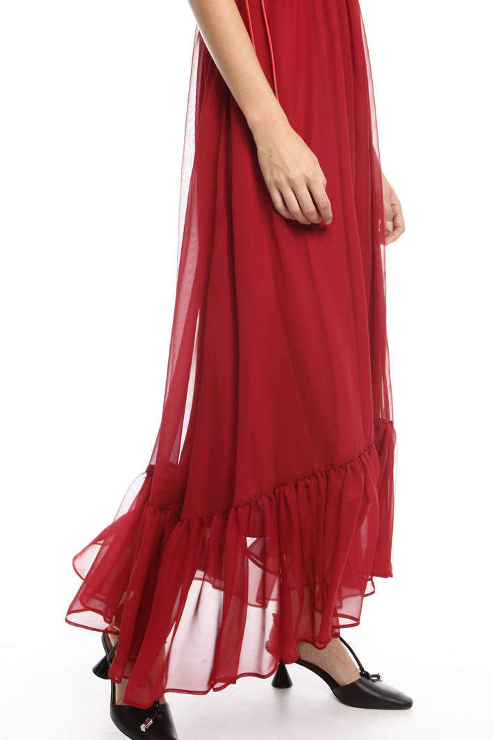 Abito lungo in georgette Fashion Market Abito lungo in georgette Fashion Market