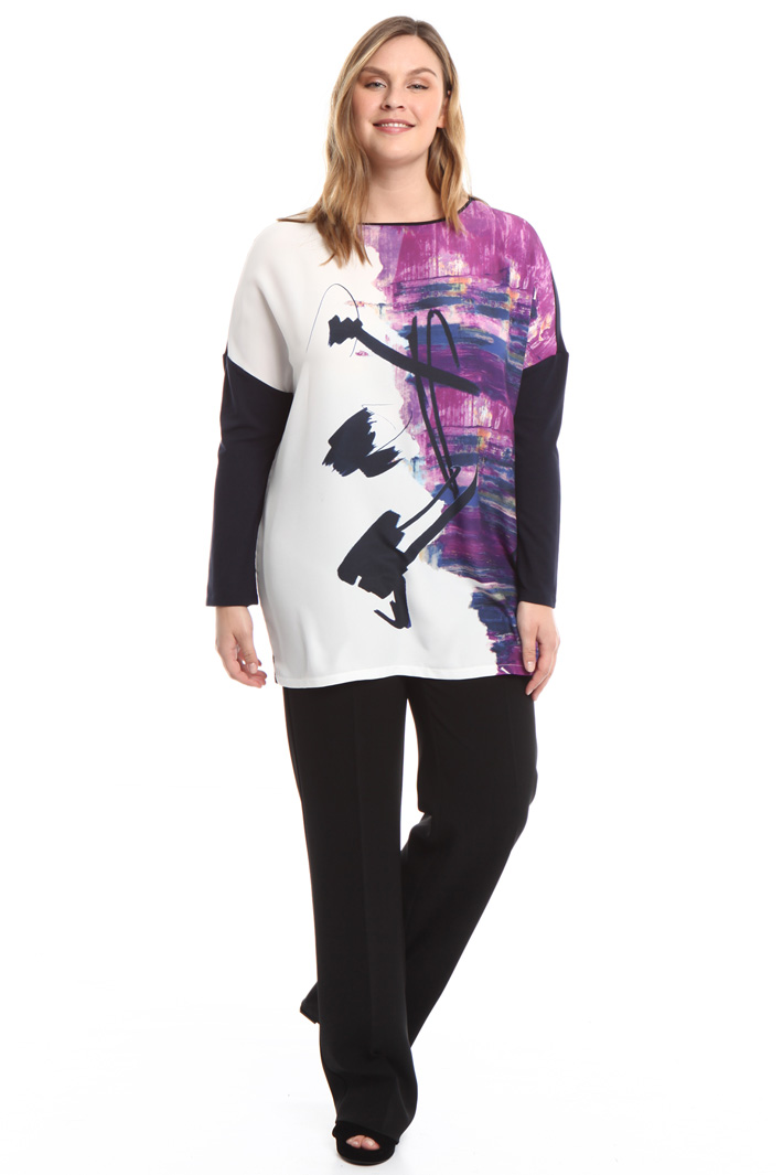 T-shirt a kimono con stampa Fashion Market T-shirt a kimono con stampa Fashion Market